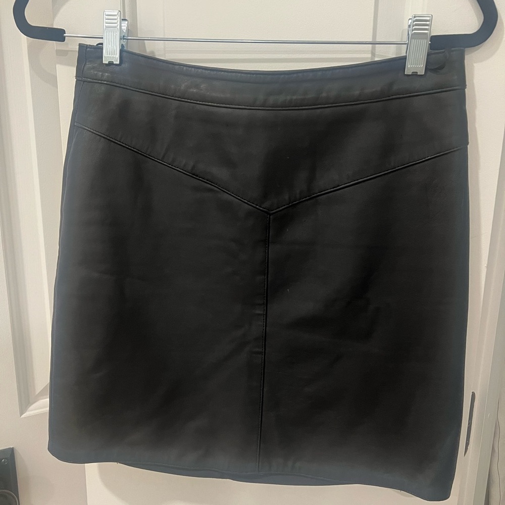Seeing Stars Genuine Leather Skirt